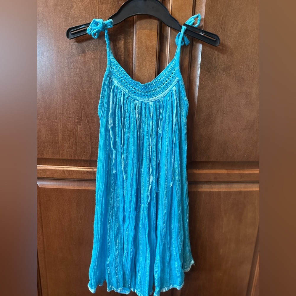 Grecian Blue Kids Casual Dress. Fits size 4/5. Made and bought in Greece. 🇬🇷